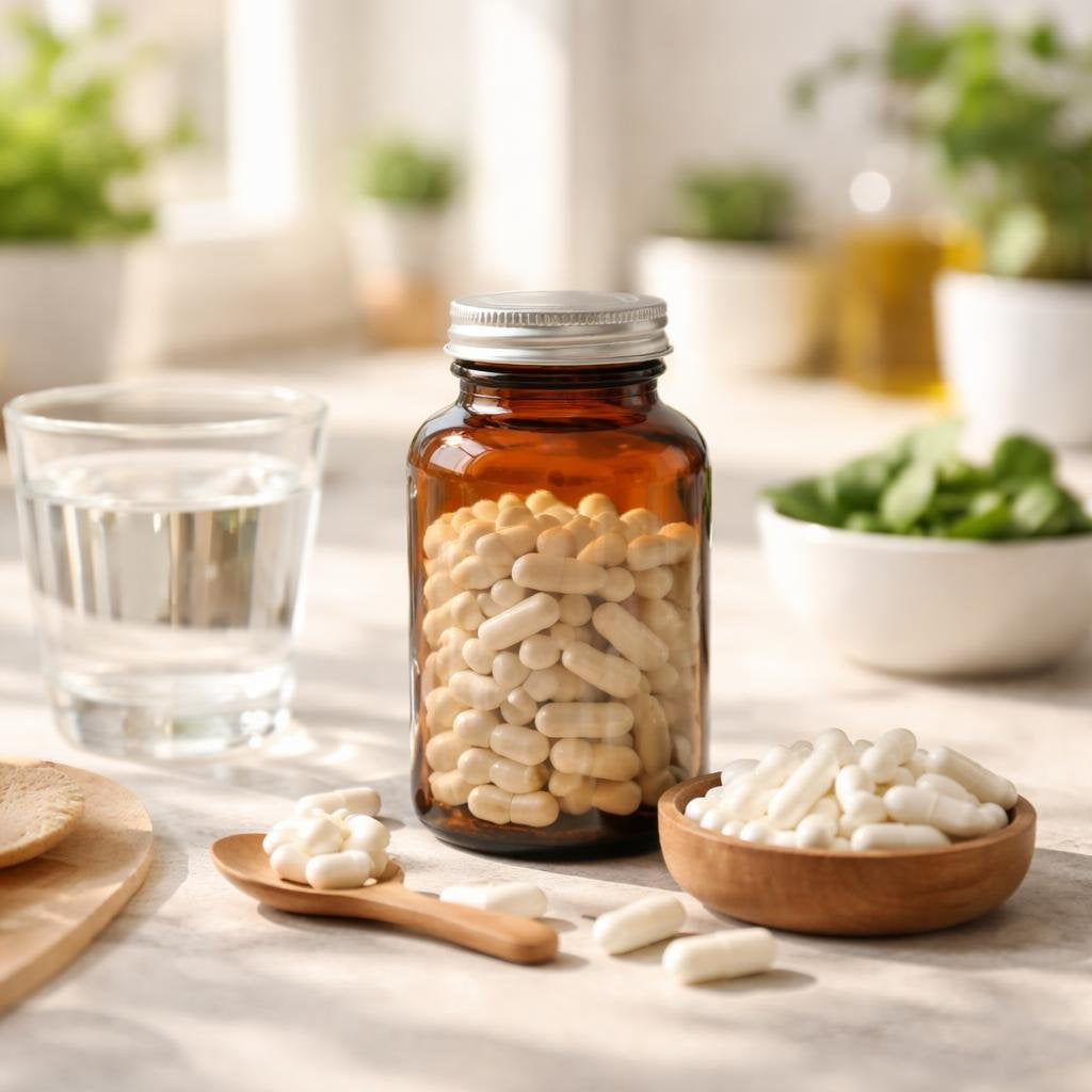 Acetyl-L-Carnitine capsules for energy metabolism and focus