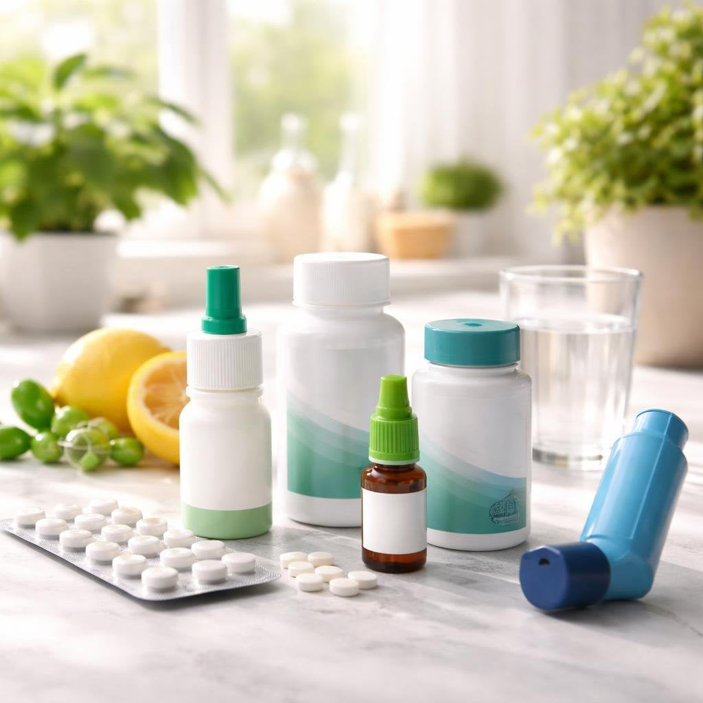 Allergy, sinus and asthma medicine collection range