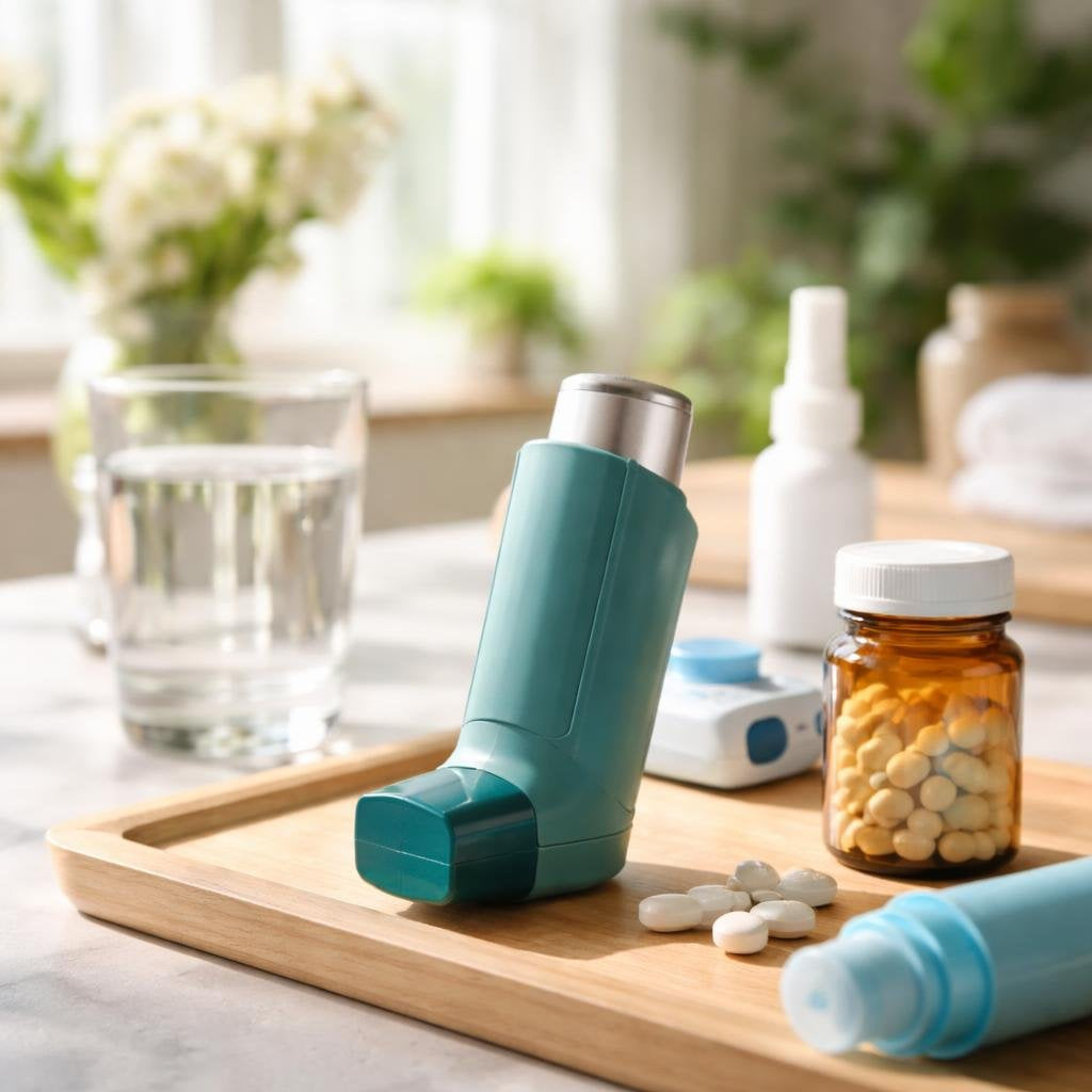 Asthma inhalers with spacer for everyday breathing support