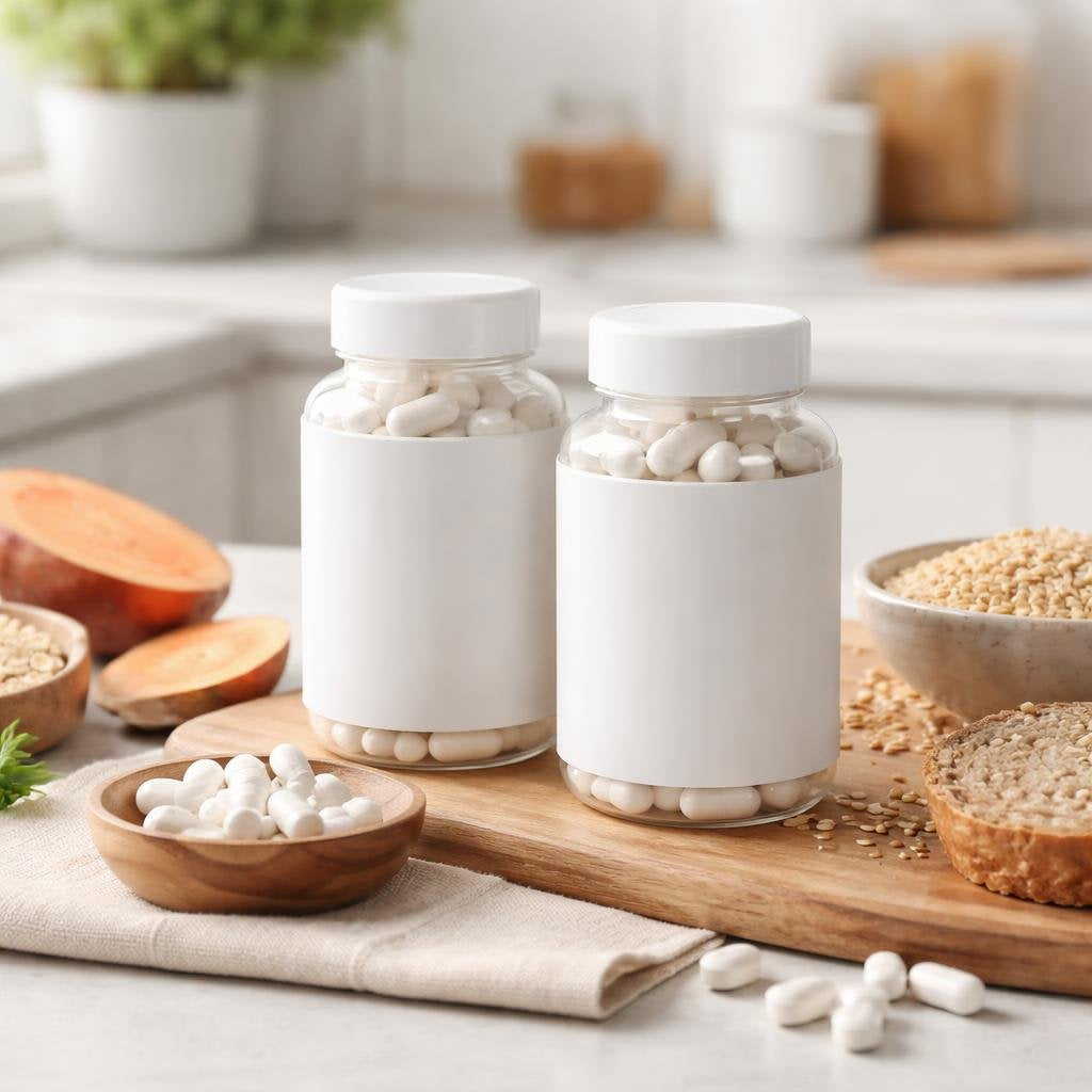 Carbohydrate blocker capsules with white kidney bean extract