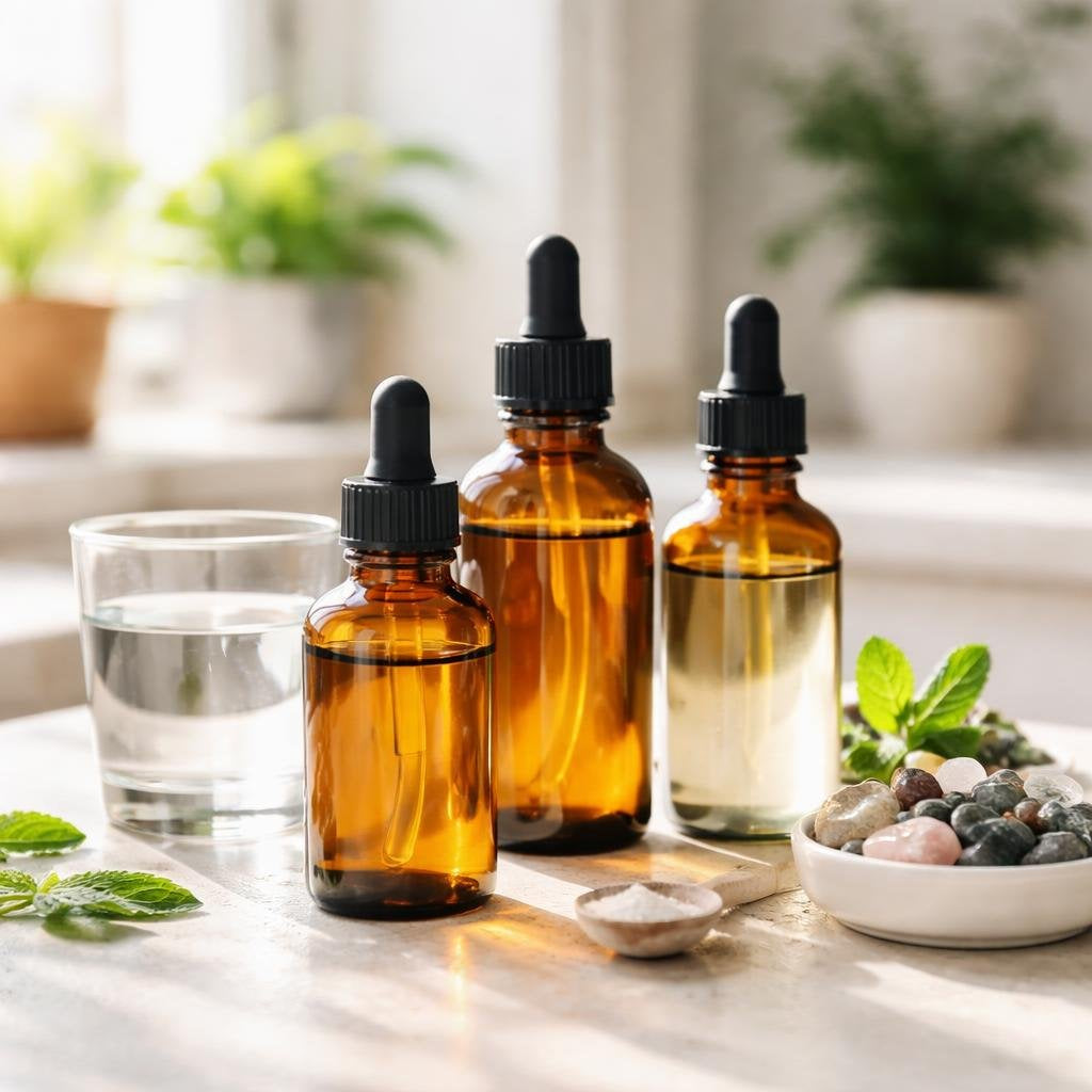 Colloidal mineral drops with trace mineral complex