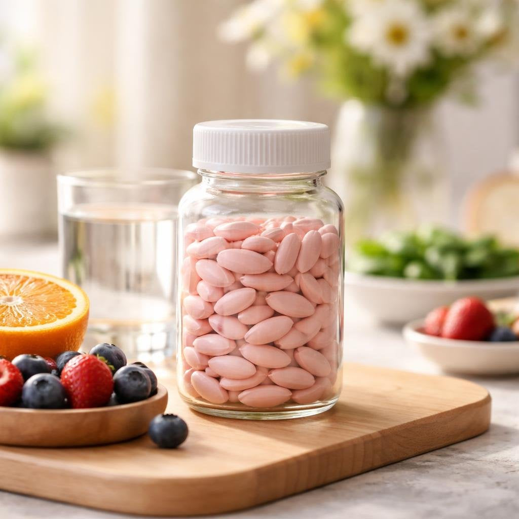 Prenatal vitamins featuring folate, iodine and vitamin D