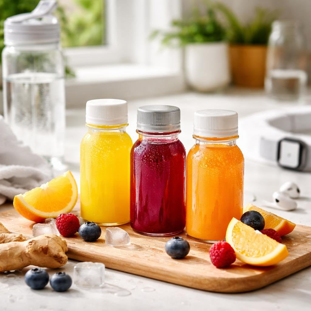 Endurance and energy shots for sport and training