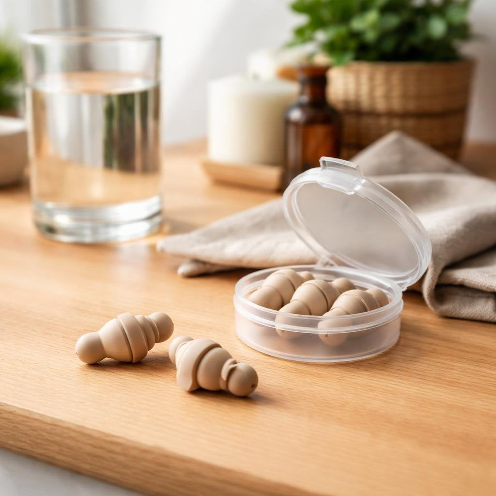 Hearing protection earplugs for sleep, travel and work