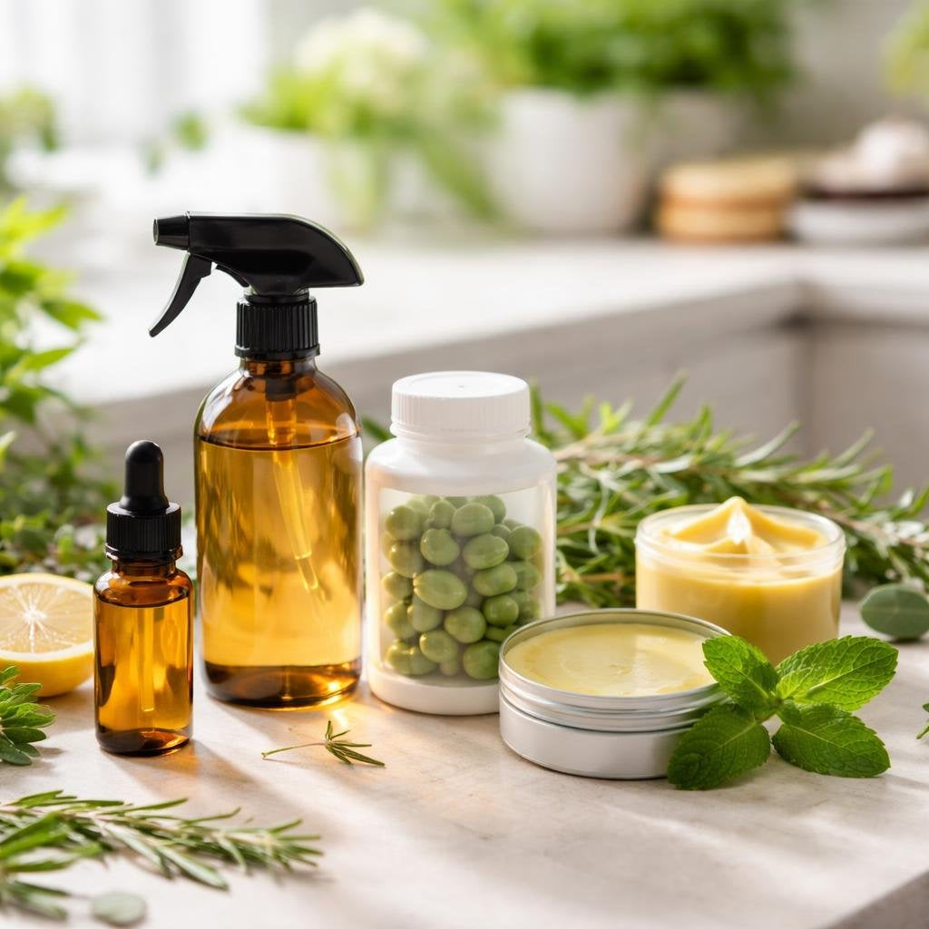 Assorted insect and pest repellent sprays and roll-ons