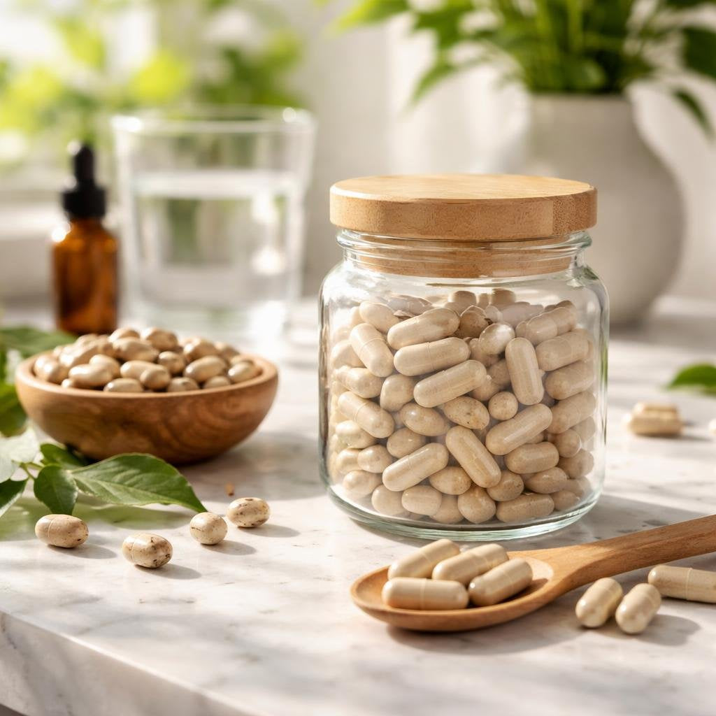 Mucuna pruriens capsules with velvet bean extract selection