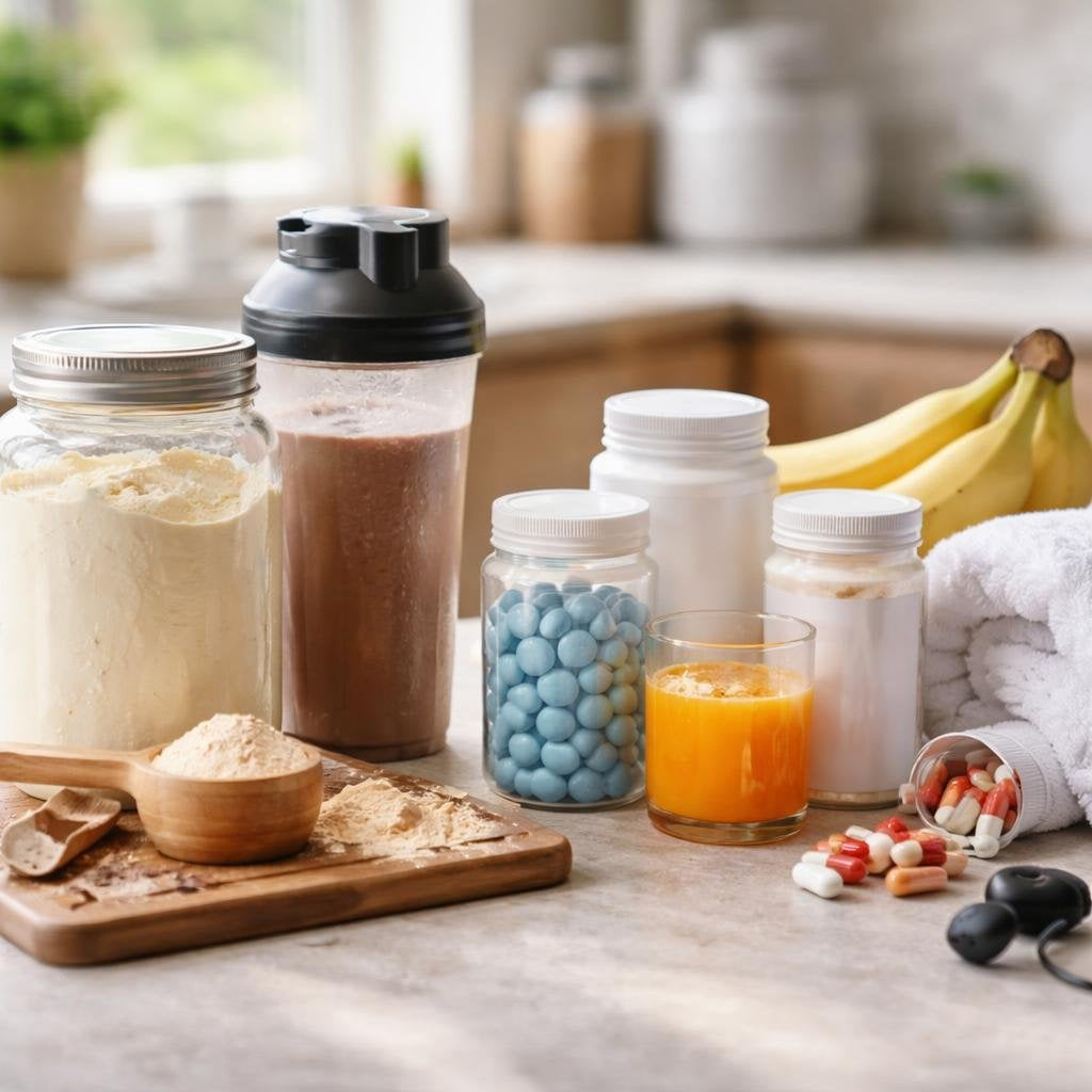 Post-workout recovery powders, bars and electrolytes selection