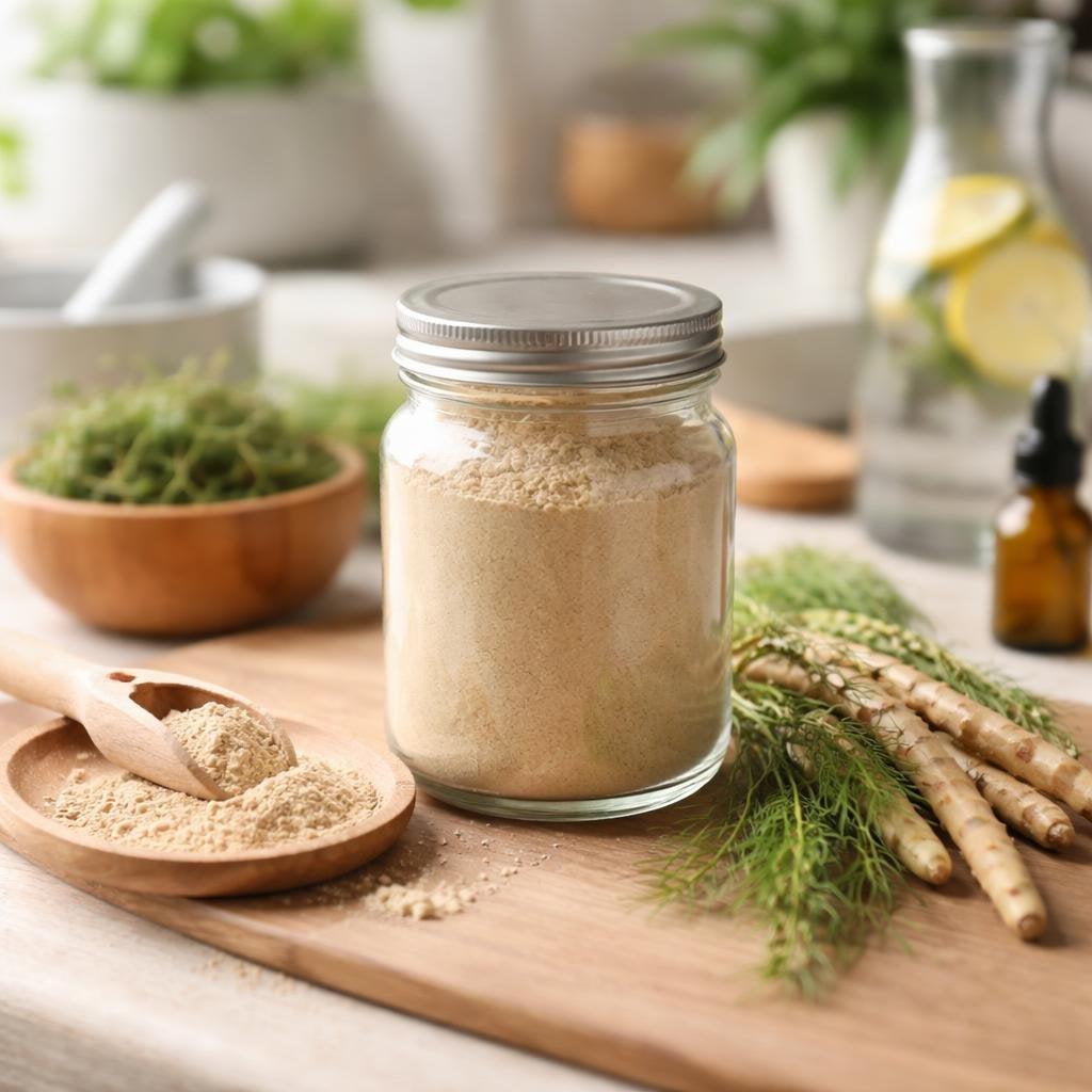 Shatavari capsules and powder for Ayurvedic daily wellness