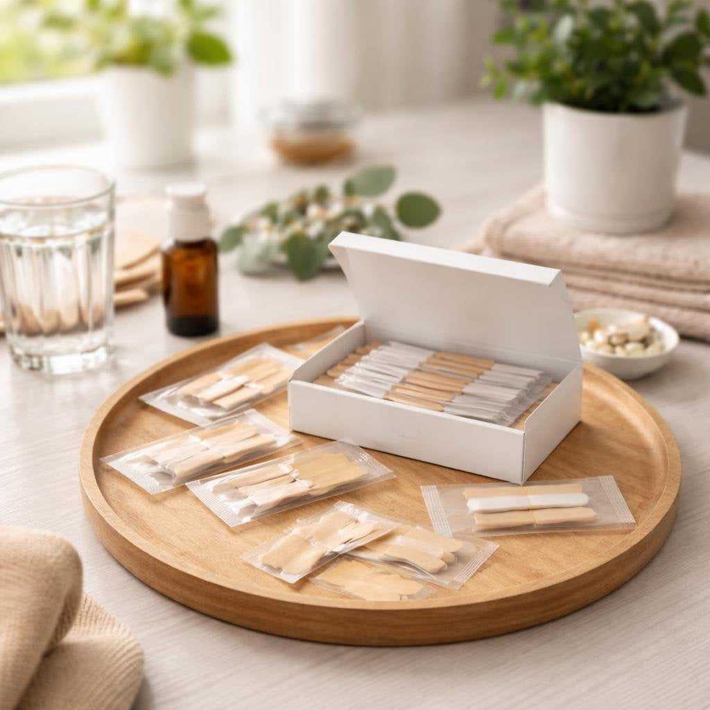 Nasal strips to support night-time breathing comfort