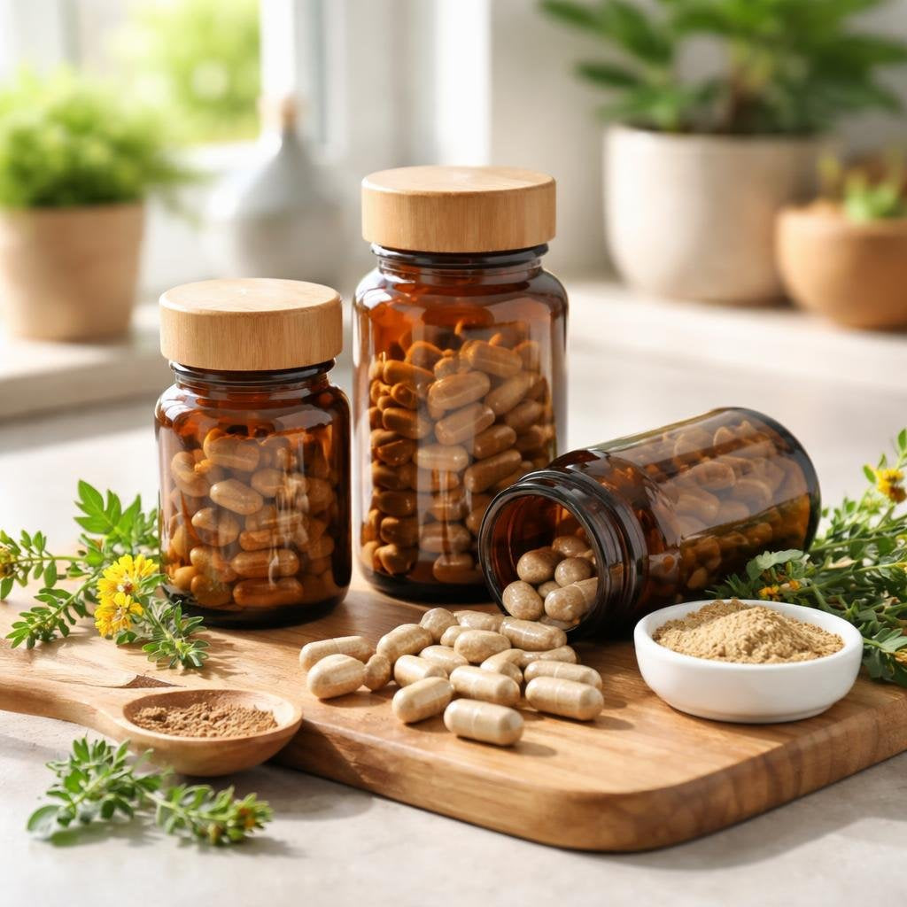 Tribulus terrestris supplement range in capsules and tablets