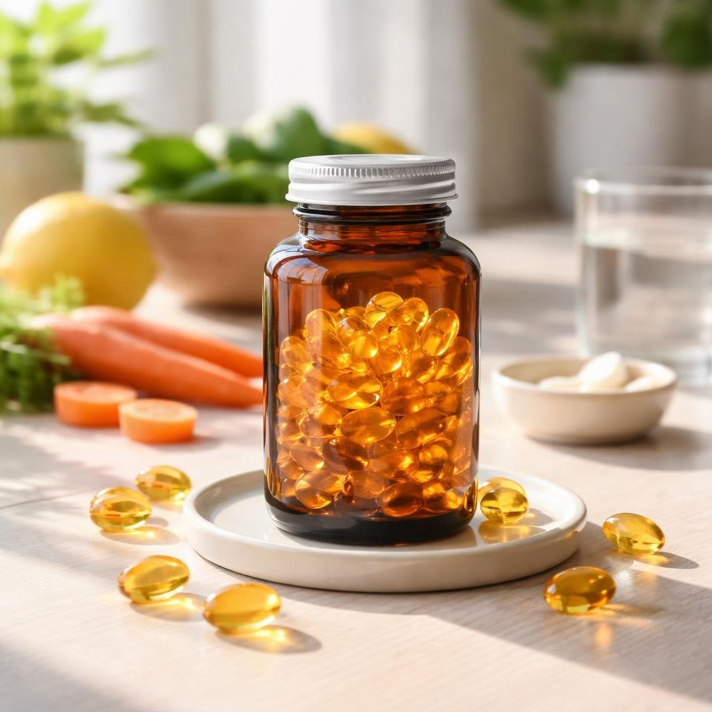 Vitamin A softgels and capsules for everyday support