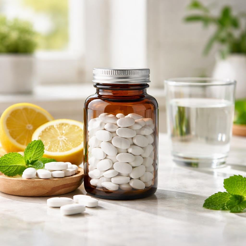 Vitamin B6 pyridoxine supplements in capsules and tablets