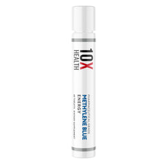 A daily-use scene with 10X Health Methylene Blue tablets ready for daily energy.