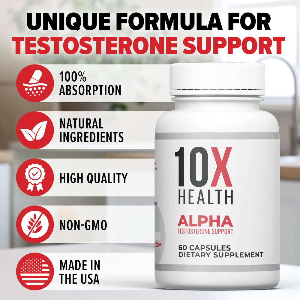10X Health System Alpha capsules dispense shot for everyday performance.
