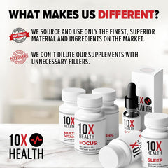 10X Health Berberine daily-use capsule shown in morning routine scene.