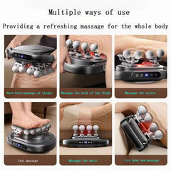 16 Head Massage Gun ergonomic handle provides comfortable grip during extended sessions.