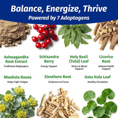 1 Body Ashwagandha Complex tablets on wood, convenient daily energy support