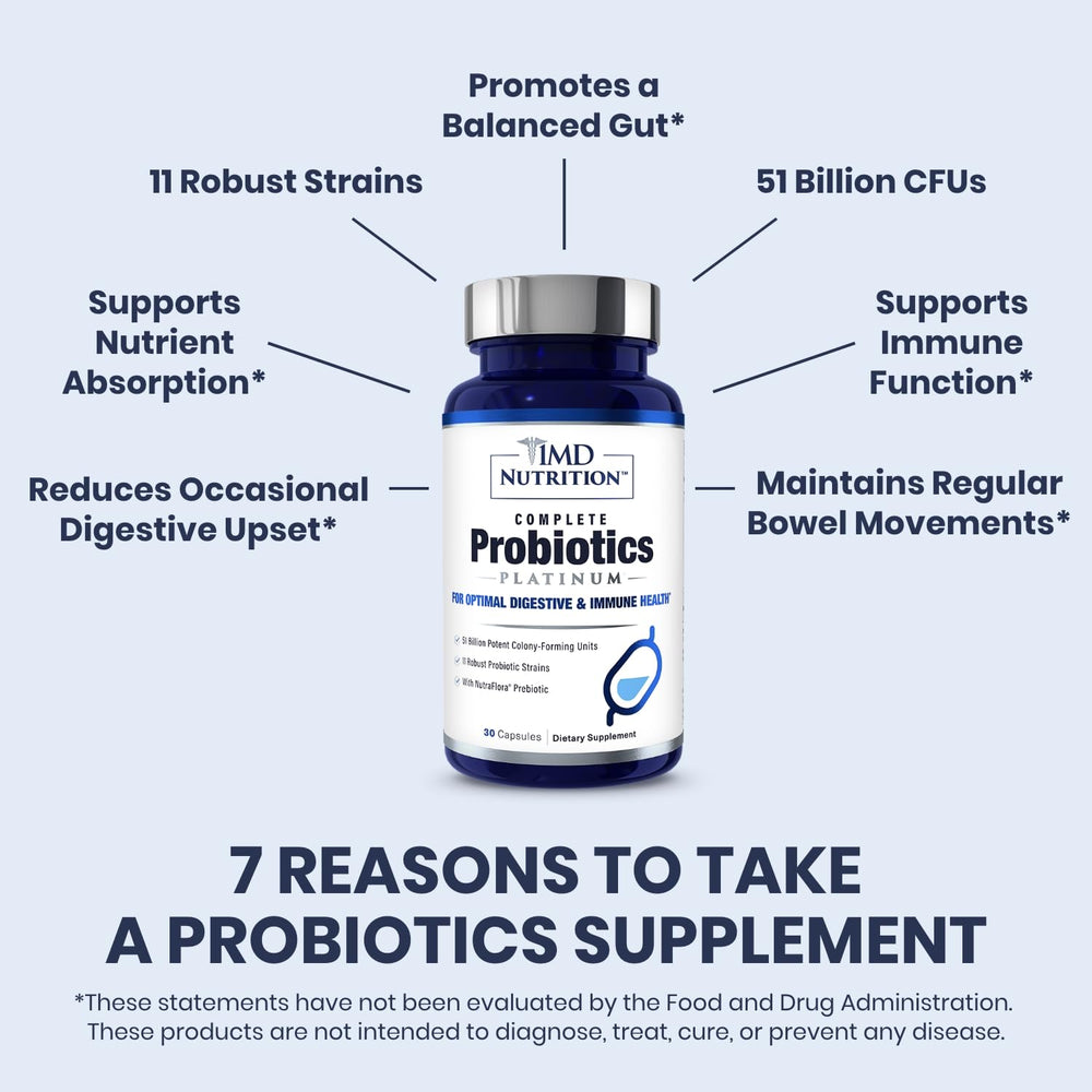 Shelf setup showing kitchen counter ready-to-use probiotic routine.