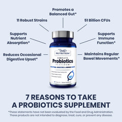 Shelf setup showing kitchen counter ready-to-use probiotic routine.