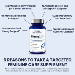 1MD BiomeMD Probiotics for Women on kitchen counter in use image.