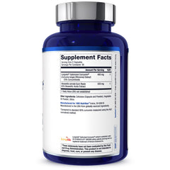 CurcuminMD Plus mood support closeup with capsules