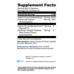 Hero shot of OsteoMD product highlighting complete bone health formula
