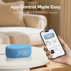 1Mii alarm clock function for gentle wakeups and consistent mornings