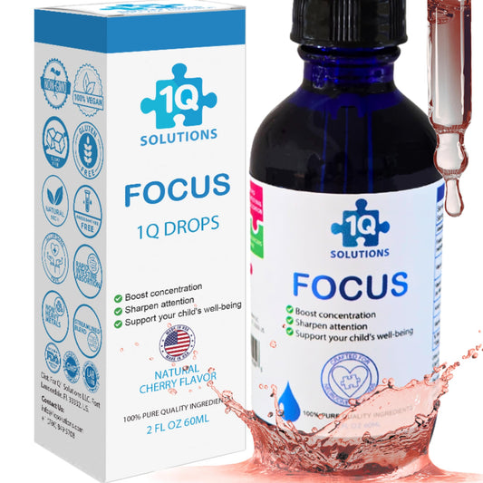 1Q Focus bottle pour enables easy, precise dosing for kids.