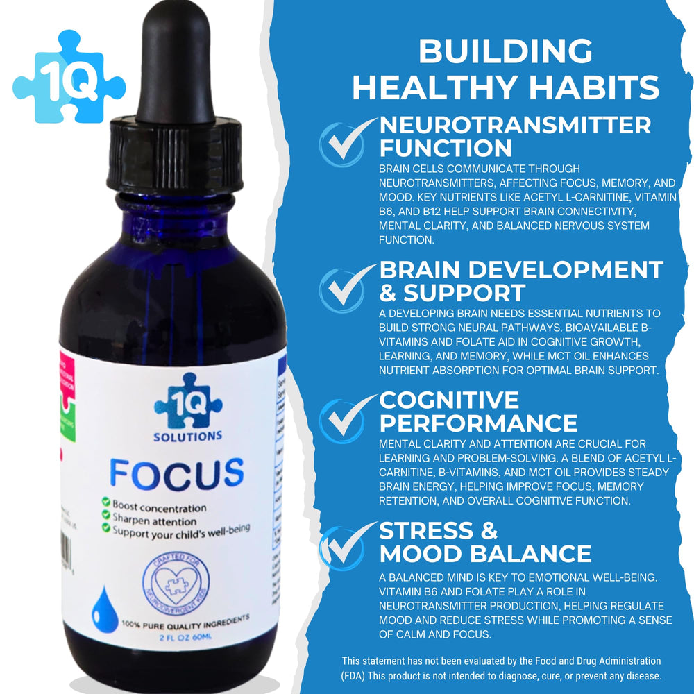 1Q Solutions Relax drops with cherry flavor for a pleasant routine.