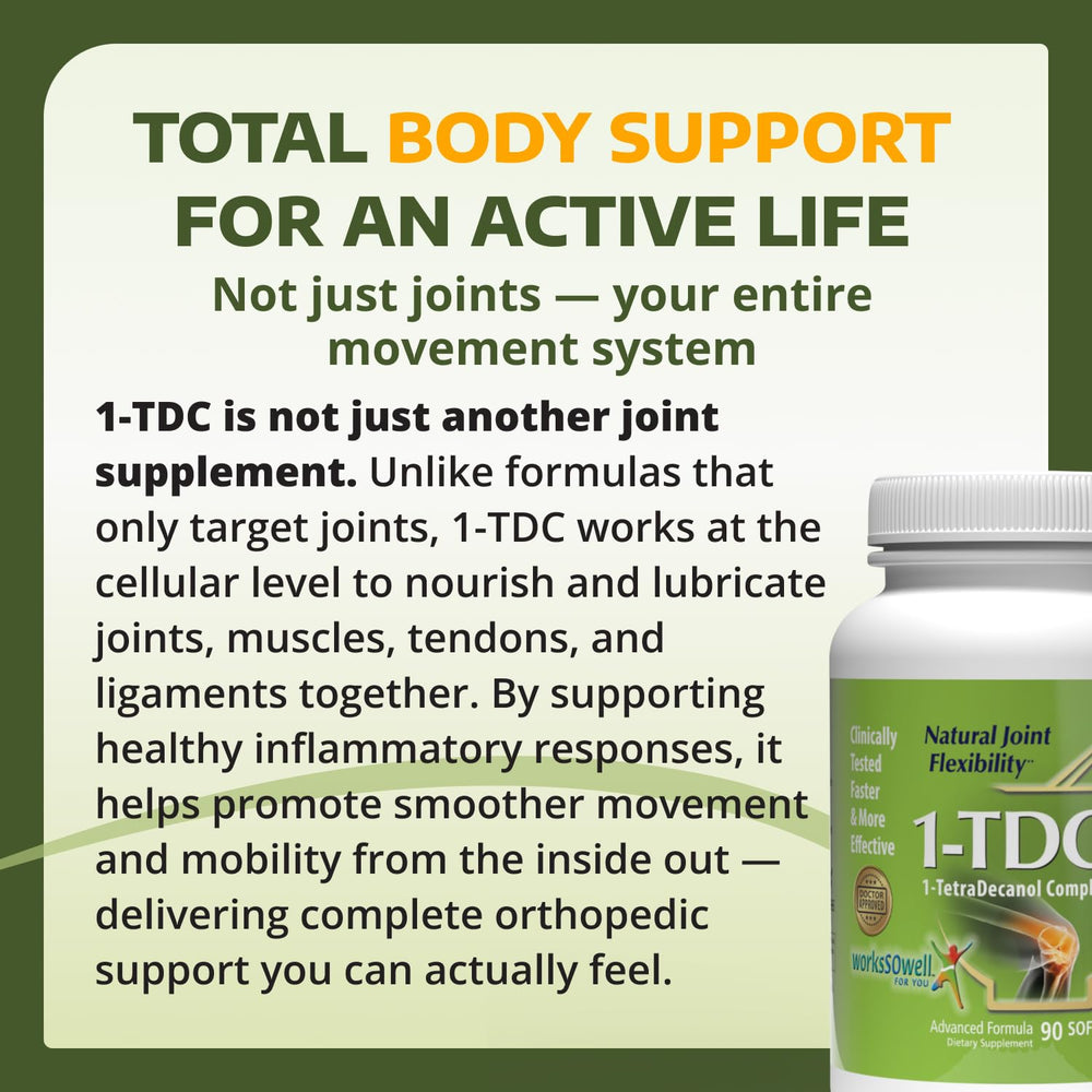Athlete using 1-TDC Joint for improved mobility during training.