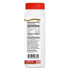 21st Century Glucosamine Chondroitin bottle on table suggests a daily routine.