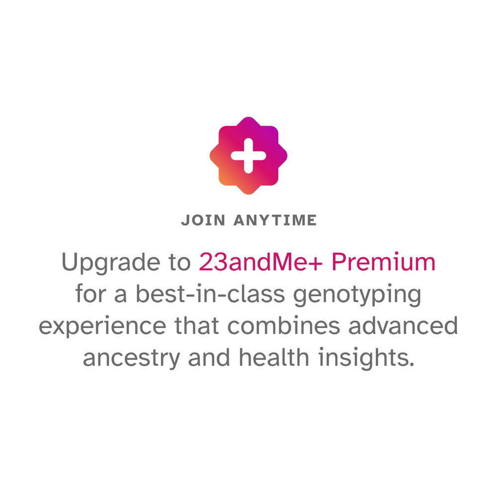 23andMe wellness-diet-exercise-insights: genetics-informed lifestyle suggestions.