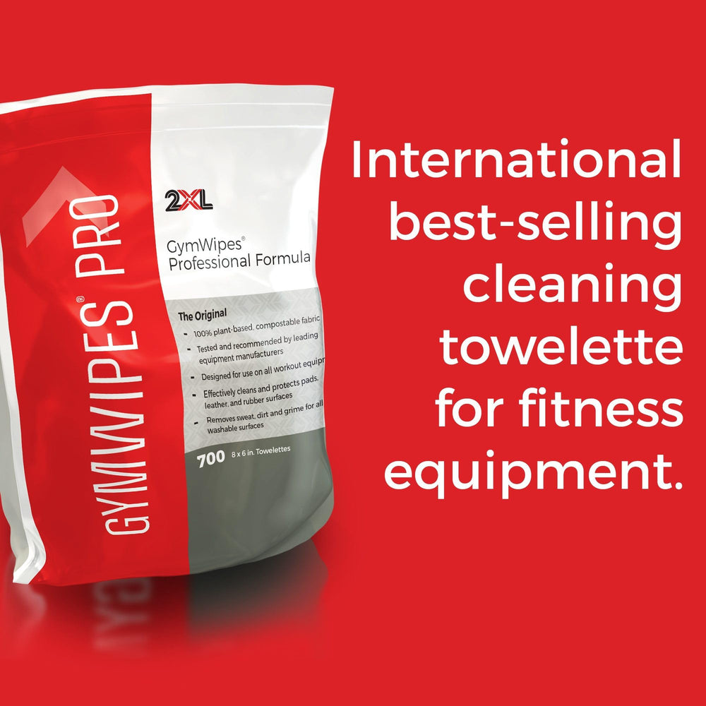 2XL GymWipes electronics-safe use on touchscreens and displays.