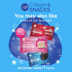 321glo Collagen Protein Brownie 6g collagen adds texture and nourishing appeal.