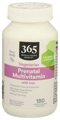 365 by Whole Foods Market Prenatal Multi bottle front for daily prenatal support