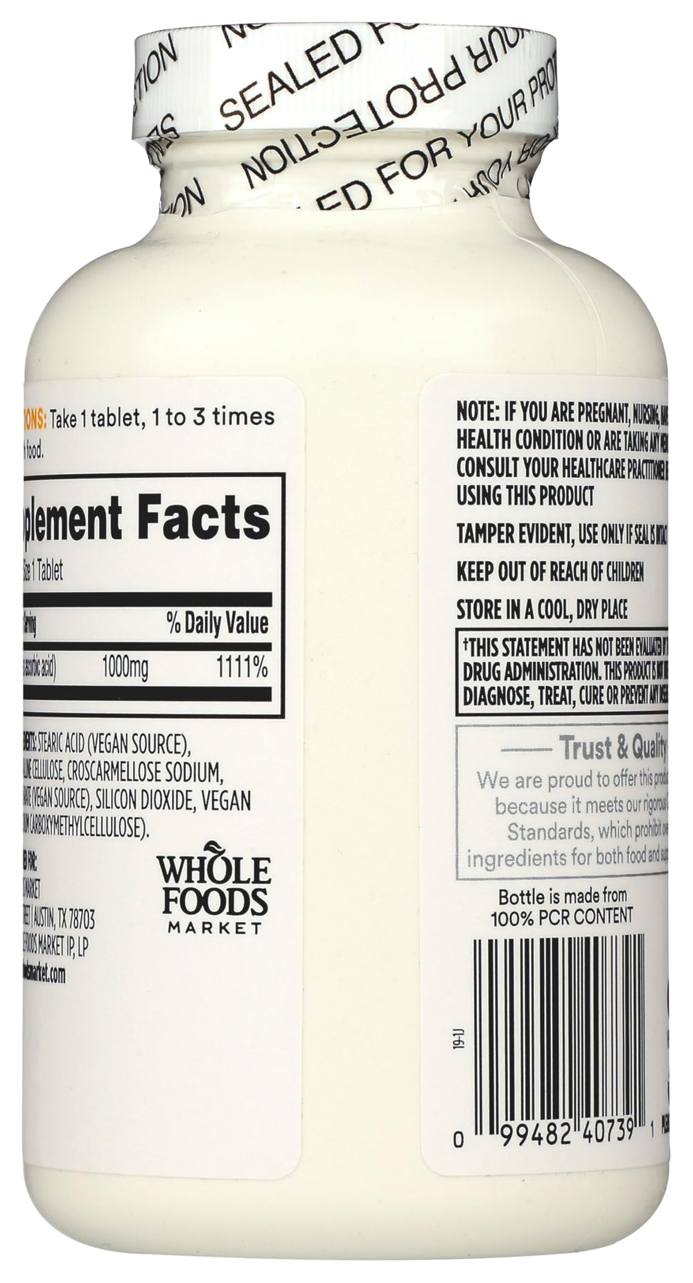 365 Vitamin C 1000mg packaging transition reveals a refreshed look while preserving product quality.