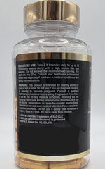 Capsules beside cup show convenient daily dosing and cycling.