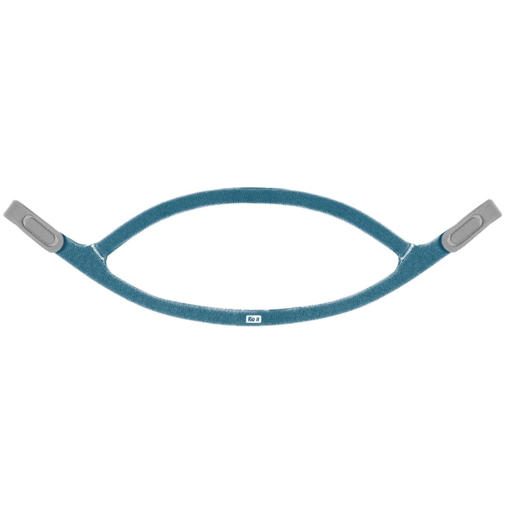 3B Medical Rio II headgear features breathable fabric for comfortable wear throughout the night.