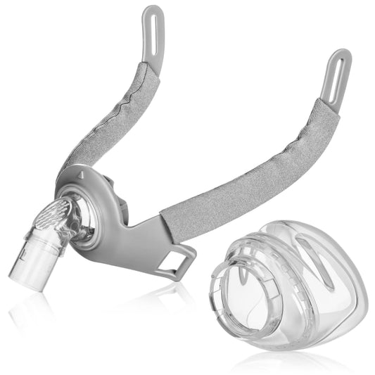 3B Medical Siesta nasal mask without headgear in small with open field of vision and lightweight design.