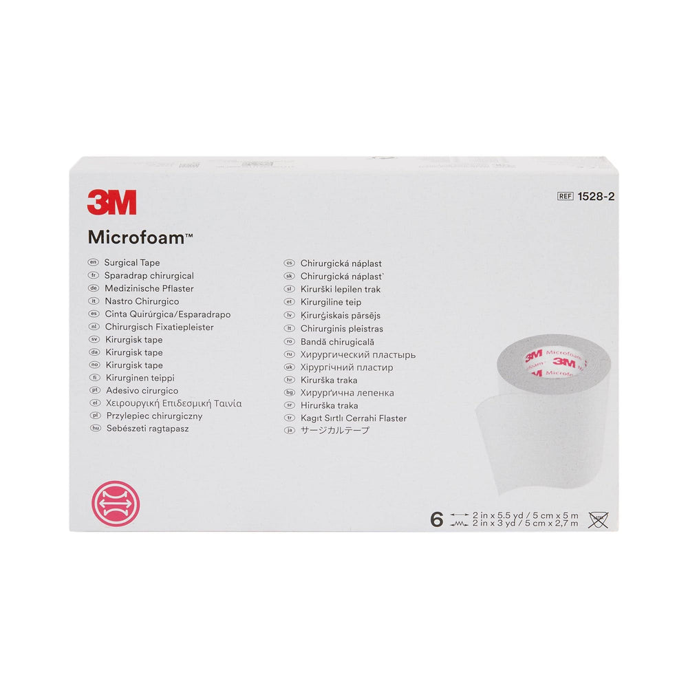 3M Microfoam Tape box with six packs supports ready-to-use dressing tasks.