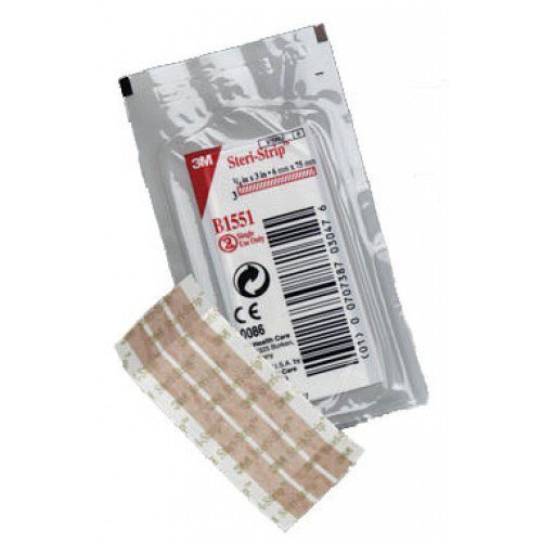 3M Steri-Strip Blend Tone Skin Closure applied to skin; comfortable and subtle closure.