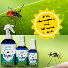 TickWise being applied on skin with a light lemony scent