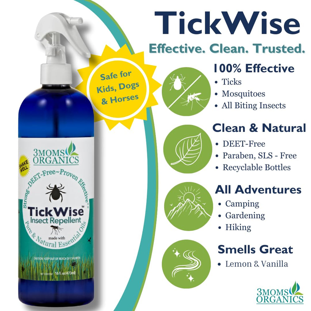 TickWise ingredients cedarwood geranium citronella highlight natural plant oils
