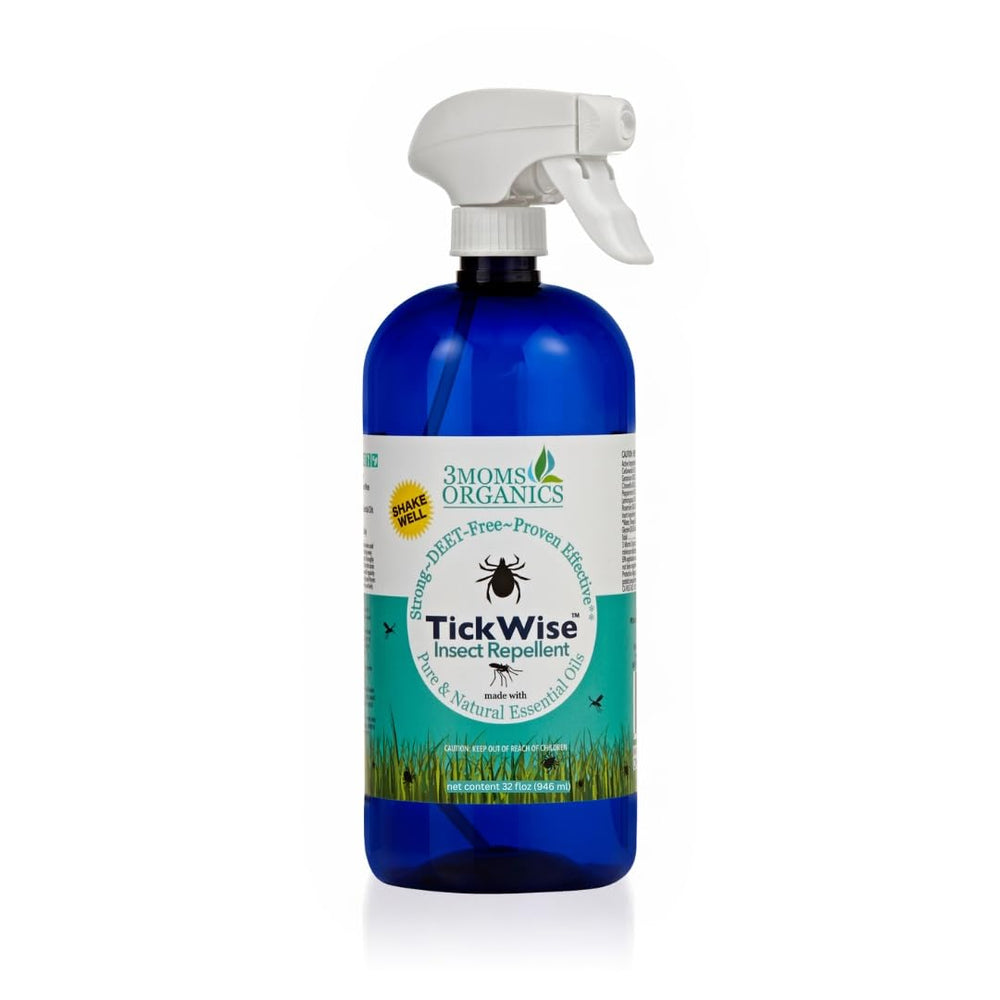 3MOMS TickWise 32oz bottle for family outdoor protection.