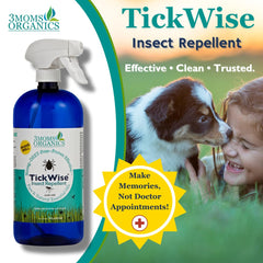 3MOMS TickWise safe to use on dog gear and skin.