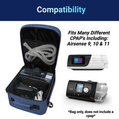 Lightweight design of the 40Winkz CPAP travel bag for effortless travel