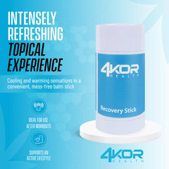 4KOR Hemp Infused Balm Stick warming image for soothing comfort.