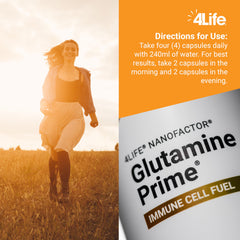 4Life Glutamine Prime NanoFactor extract illustrating immune cell communication.