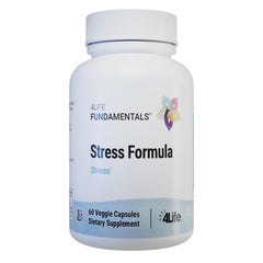 4Life Stress Formula bottle cap close-up for calming support