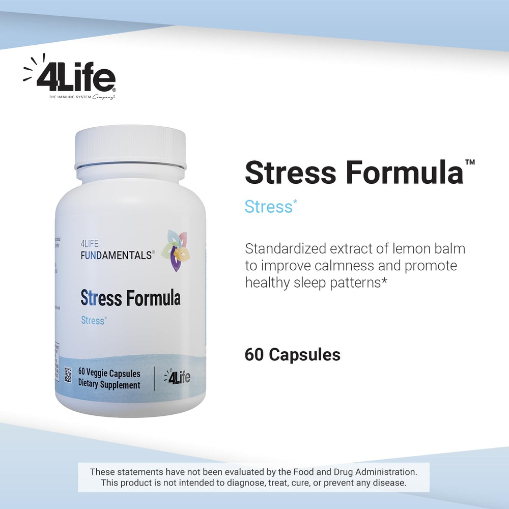 Capsules pour from bottle, suggesting easy daily relaxation